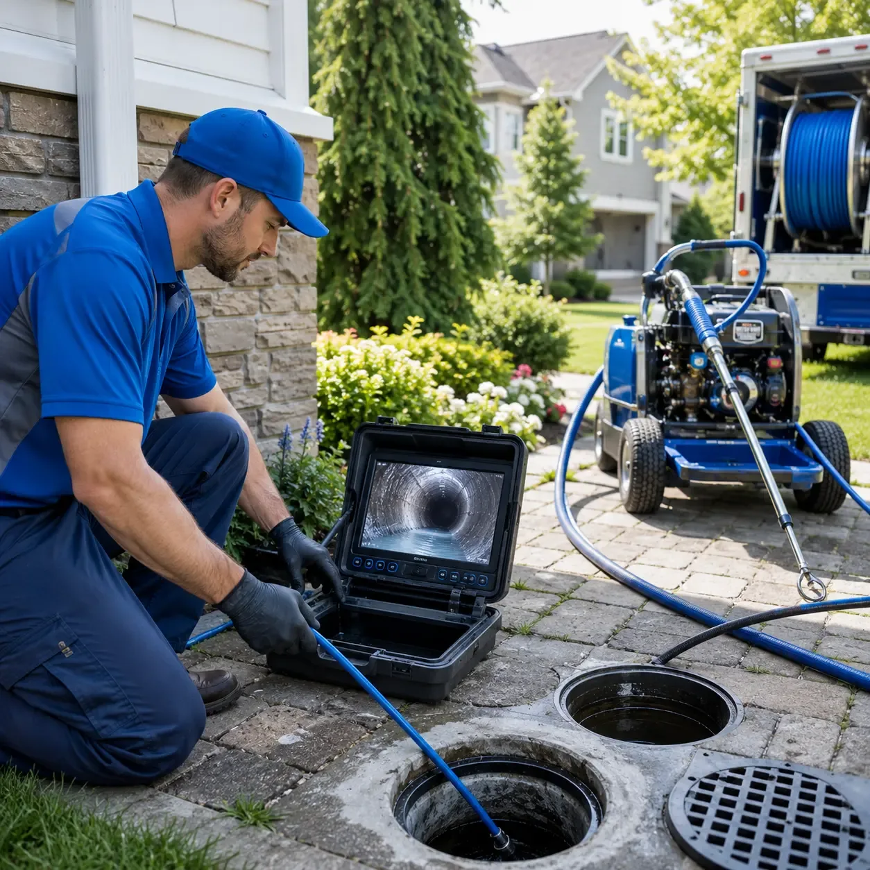 Outdoor drain cleaning professionals serving Junction City, KY